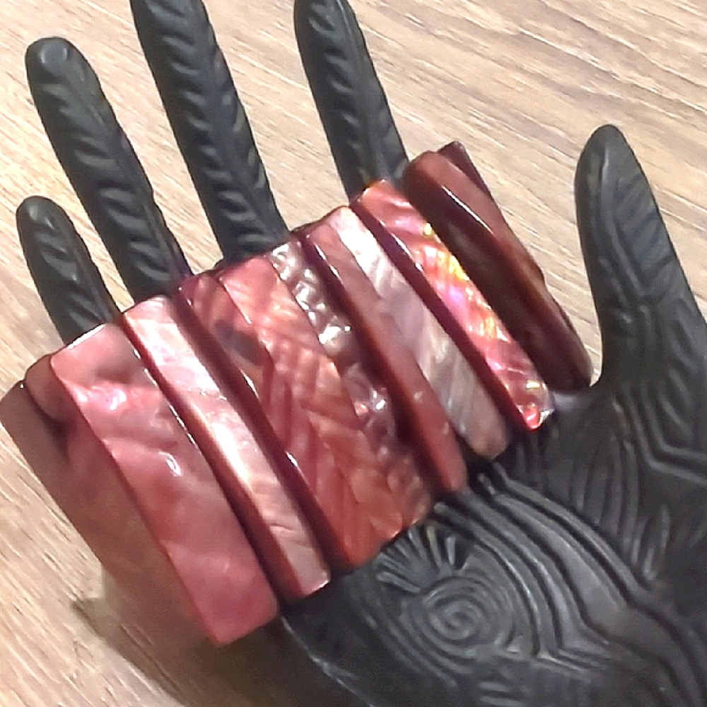 Abalone Shell Dyed Bracelet